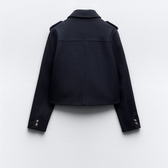 Zara gold button soft touch jacket - Picture 4 of 7